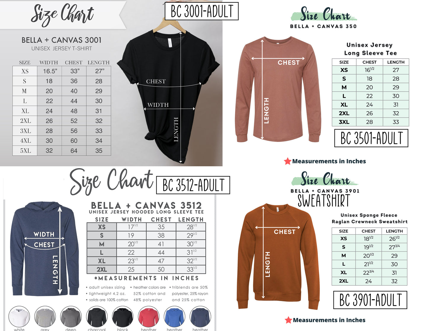 ADULT: Bella + Canvas Long sleeve shirt