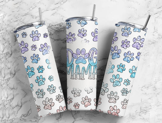 TUMBLER: Dog mom 20oz tumbler