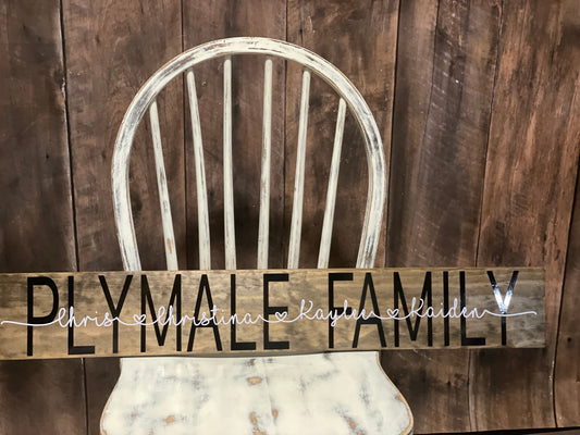 Sign: Family sign