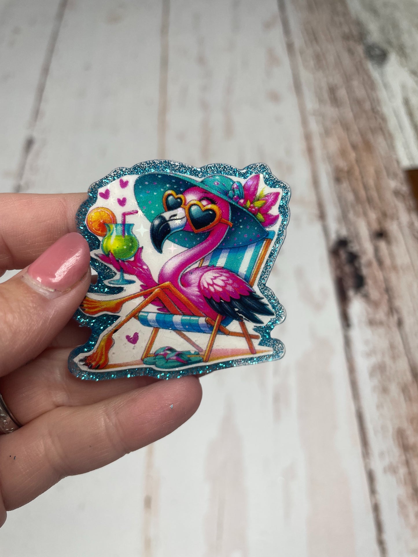 BADGE: Summer Flamingo