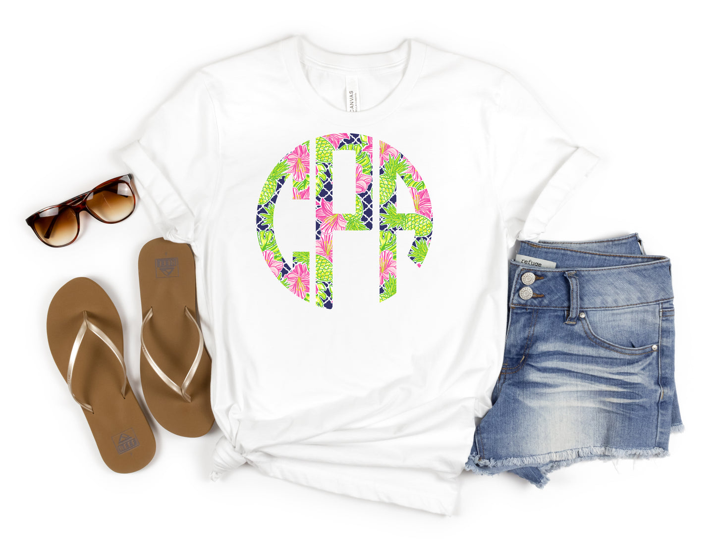 DESIGN ONLY: Colorful Monogram